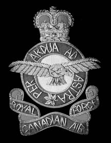 Pilot's wings: Herb's pilot's wings from the Second World War, as well as the three medals he received: the Air Force Cross, the 1939-1945 Volunteer Medal and the WWII Service Medal.